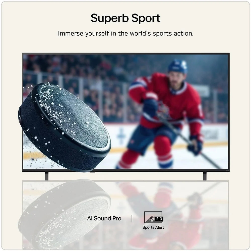 LG 75NU900B6LA 75 Inch NU90 NANO 4K LED Ultra HD HDR Smart AI TV 2026