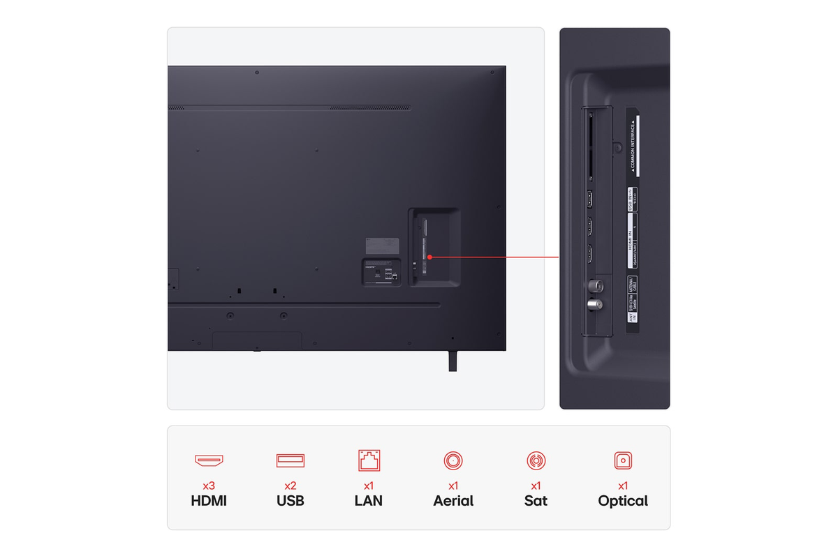 LG 75UA74006LB 75 Inch AI ThinQ UA74 4K UHD HDR Smart TV