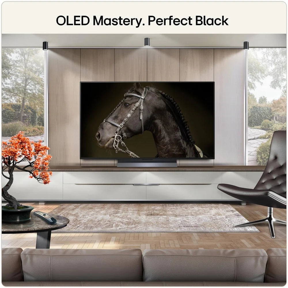 LG OLED48C66LB 48 Inch OLED evo AI C6 4K Ultra HD HDR Smart TV 2026