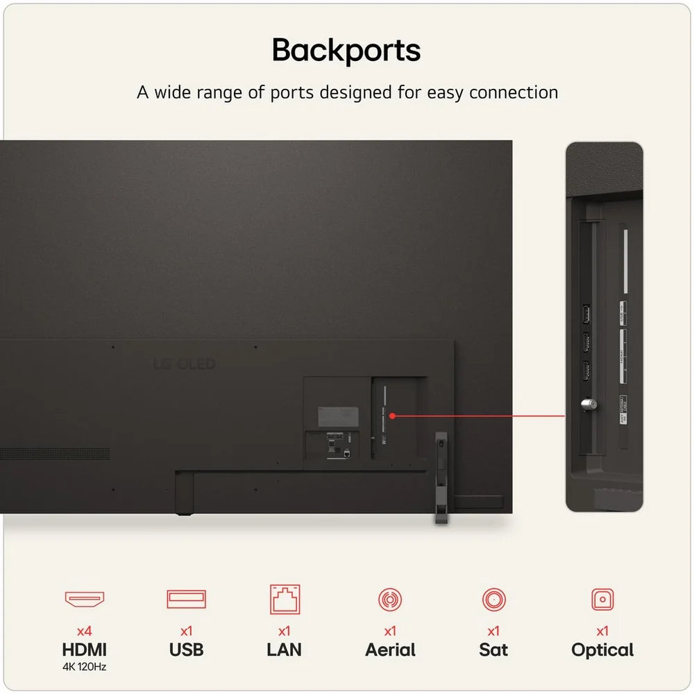 LG OLED83B6ELB 83 Inch OLED 4K Ultra HD HDR Smart AI TV 2026
