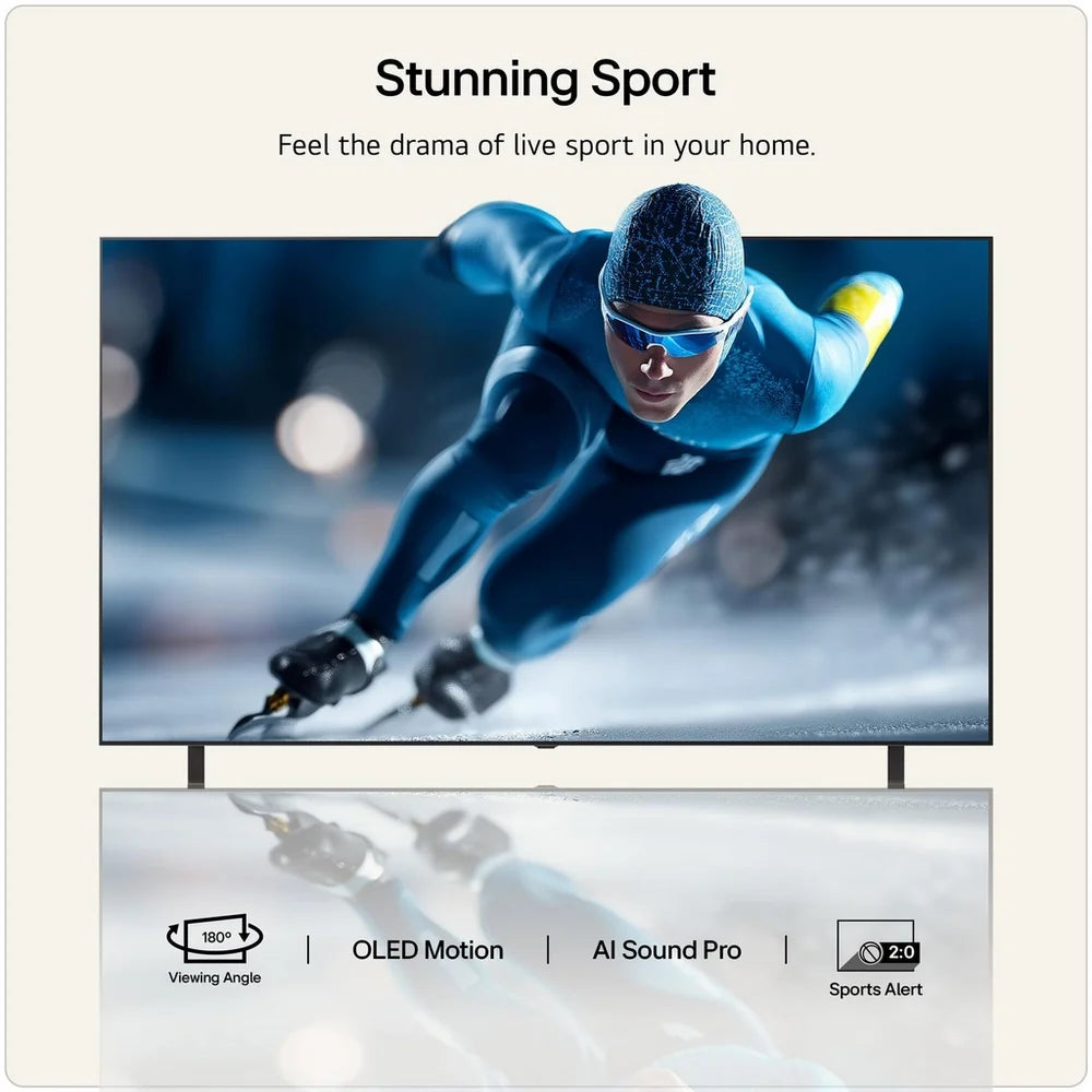 LG OLED83B6ELB 83 Inch OLED 4K Ultra HD HDR Smart AI TV 2026