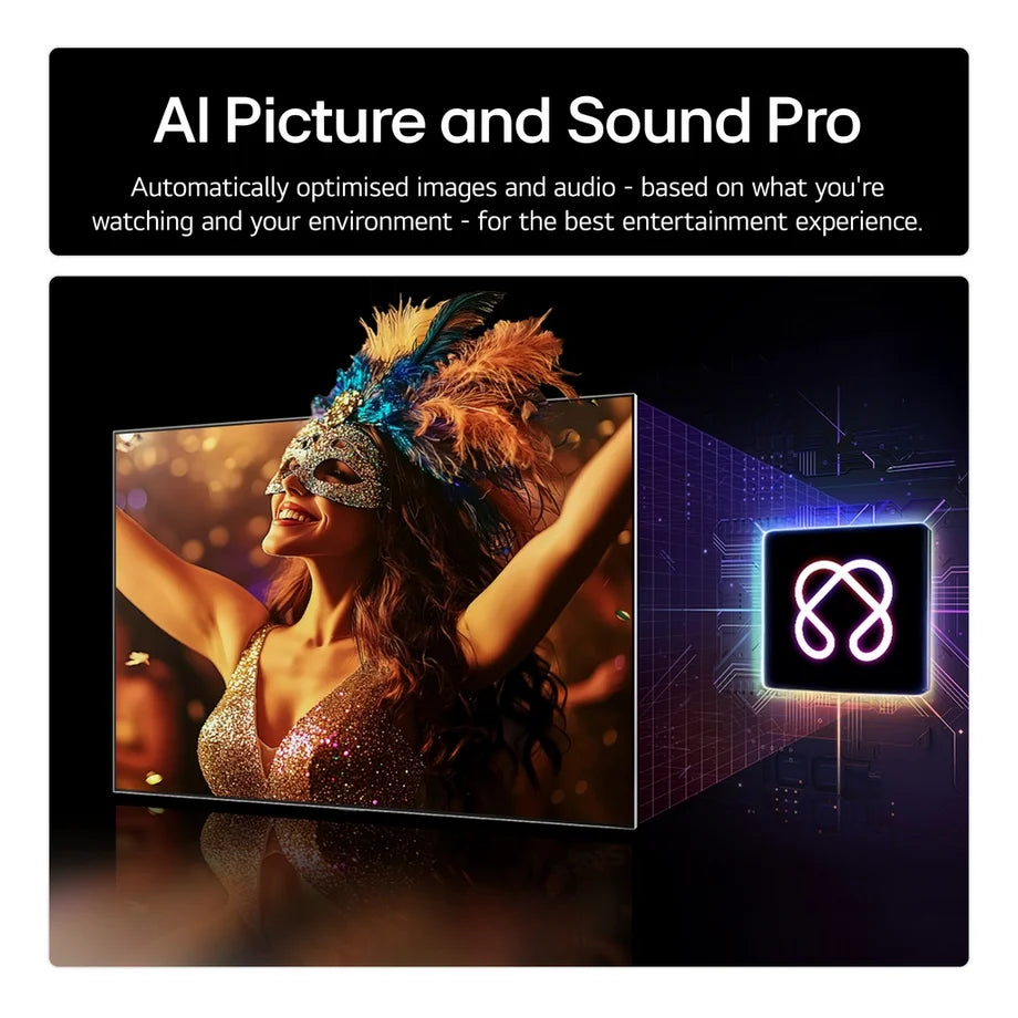 LG OLED83G54LW 83 Inch OLED evo AI G5 OLEDG54LW 4K Ultra HD HDR Smart TV - Wall mount version