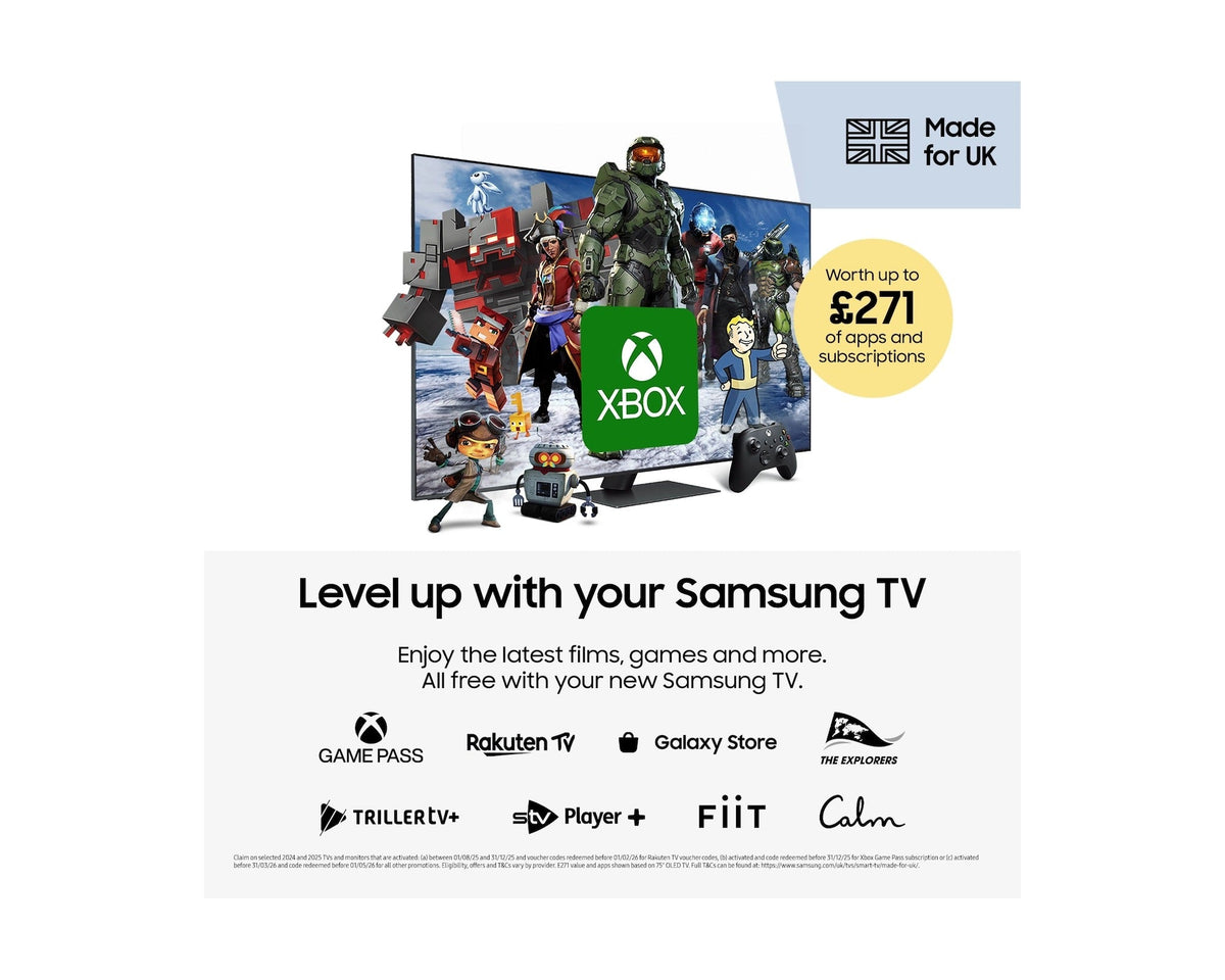 Samsung QE42S93FAEXXU 42 Inch S93F 4K OLED Ultra HD HDR Vision AI Smart TV