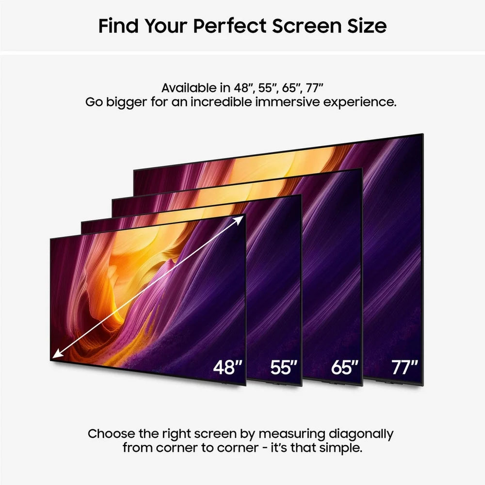 Samsung QE55S95HFTXXU 55 Inch S95H OLED 4K Ultra HD HDR Smart AI TV 2026