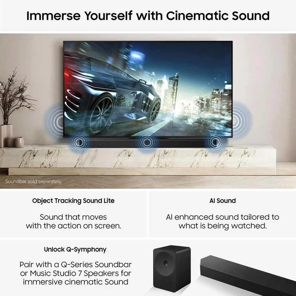 Samsung UE98U9000HKXXU 98 Inch U9000H 4K HD HDR Crystal UHD AI Smart TV 2026