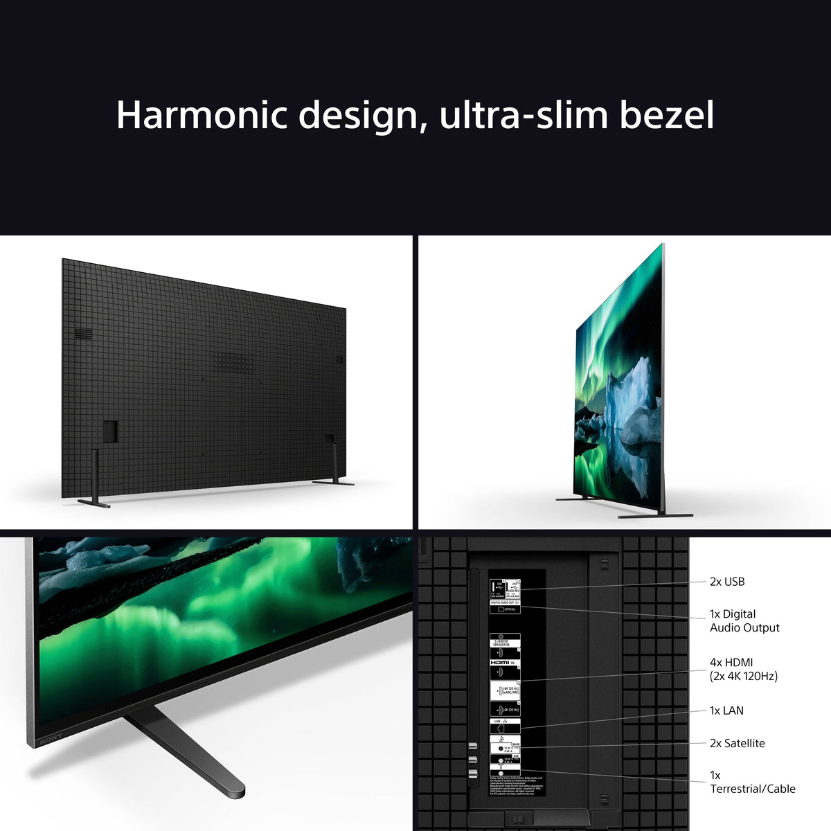 Sony K65XR80U 65 Inch BRAVIA 8 4K OLED Ultra HD HDR Smart Google Bravia TV