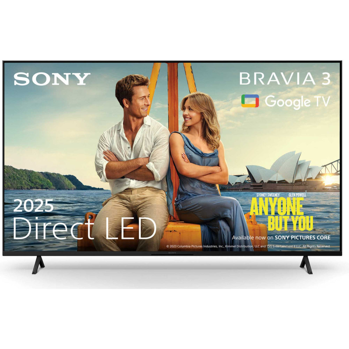 Sony K75S38B 75 Inch Bravia 3 LED 4K Ultra HD HDR Smart Google TV