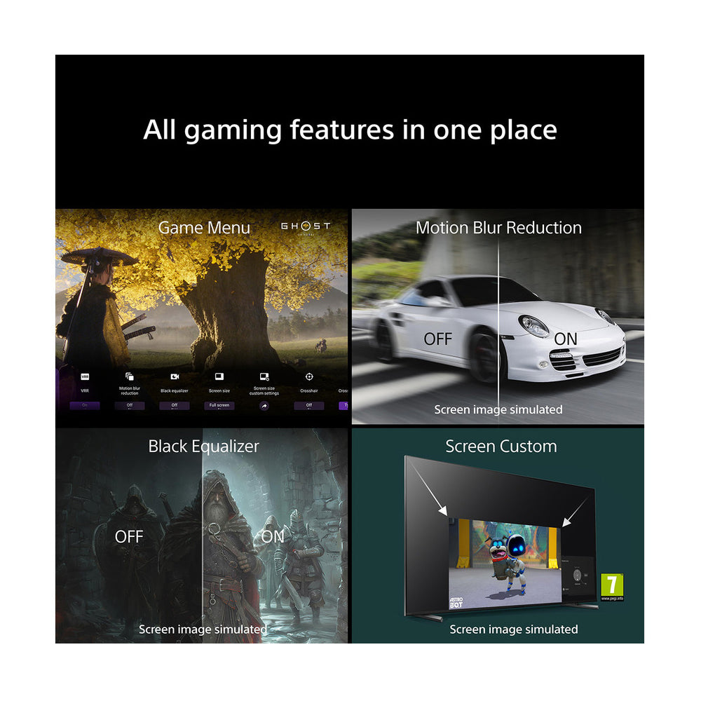 Sony K85XR75M2PB 85Inch BRAVIA 7 II True RGB LED 4K Ultra HD HDR Smart Google TV 2026