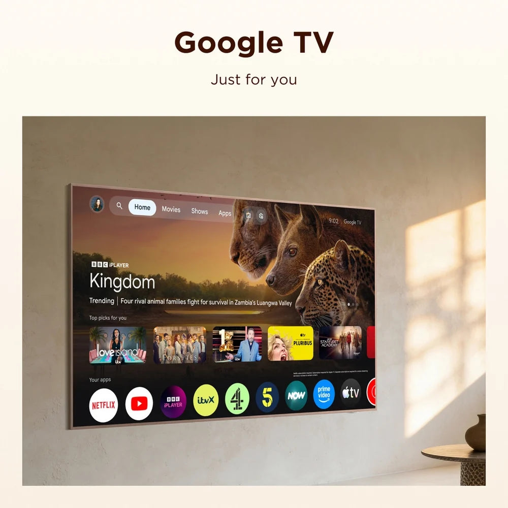 TCL 43A400 PRO-UK  43 Inch NXTVISION A400 Pro 4K UHD HDR QLED Google Frame TV 2026