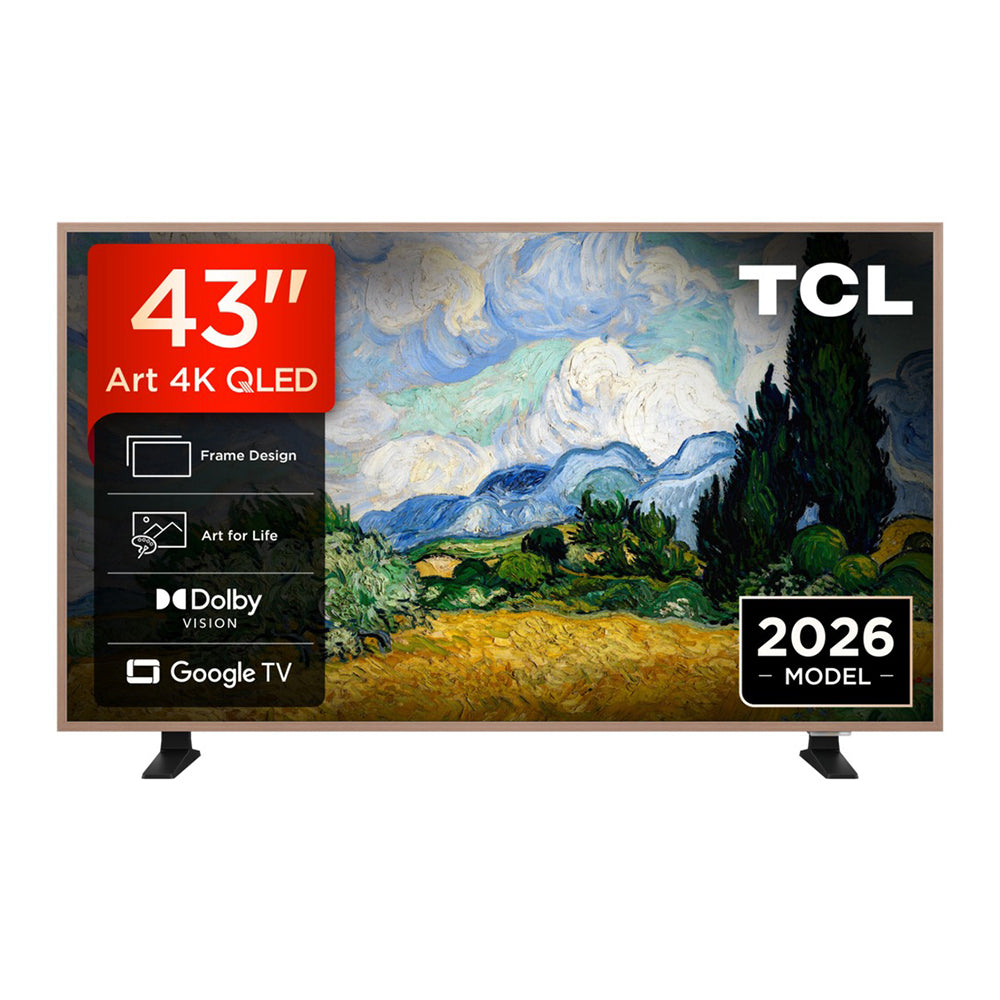 TCL 43A400 PRO-UK  43 Inch NXTVISION A400 Pro 4K UHD HDR QLED Google Frame TV 2026