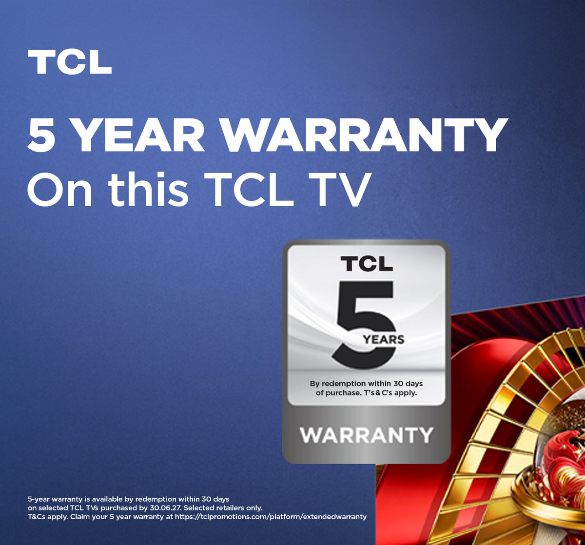 TCL 85C8L-UK 85 Inch C8L 4K Ultra HD HDR Premium SQD-Mini LED Smart Google TV 2026