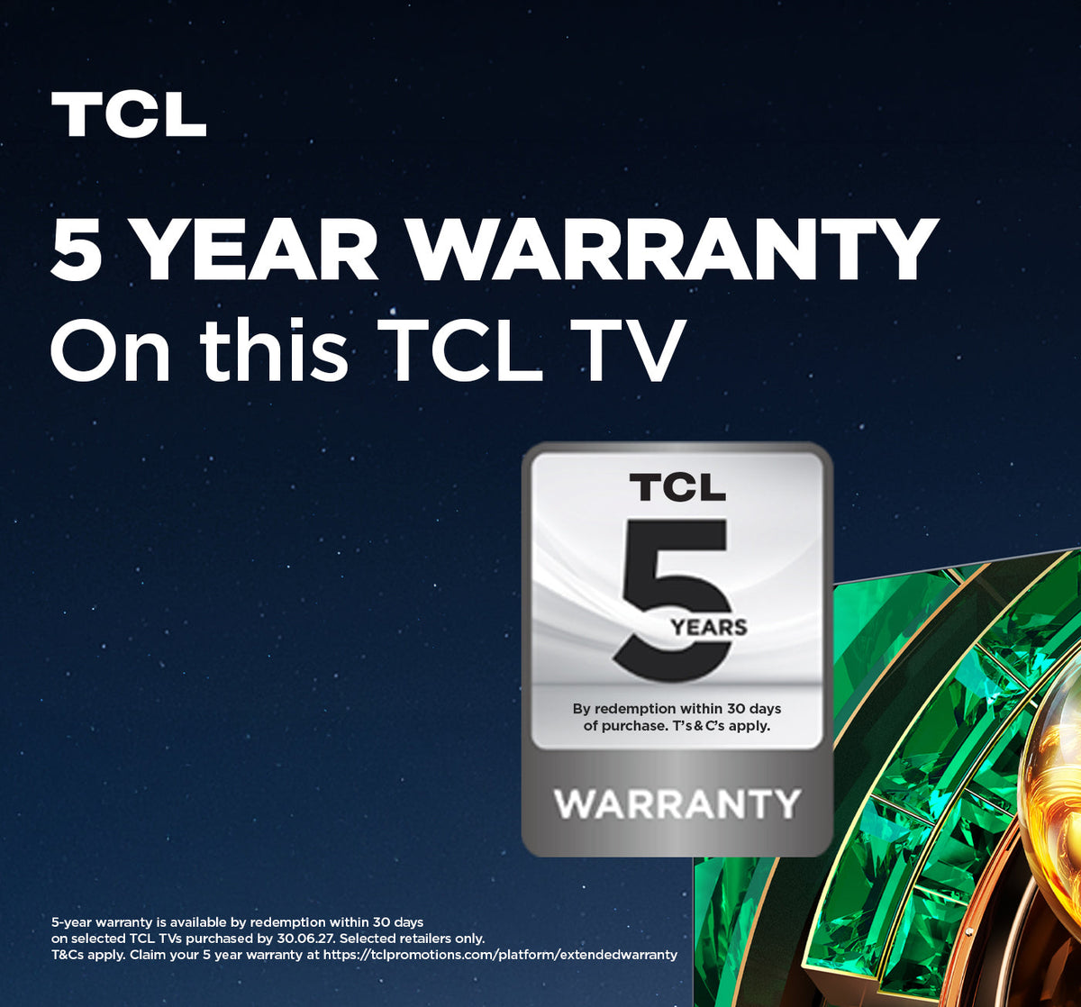 TCL 98RM9L-UK 98 Inch RM9L 4K Ultra HD HDR RGB Mini LED Smart Google TV 2026